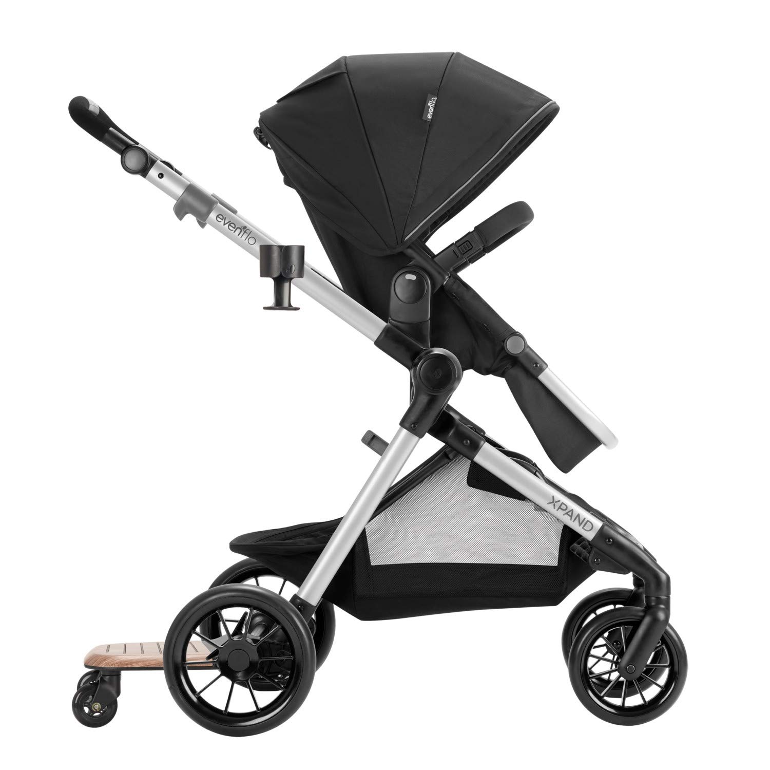evenflo stroller with ride board
