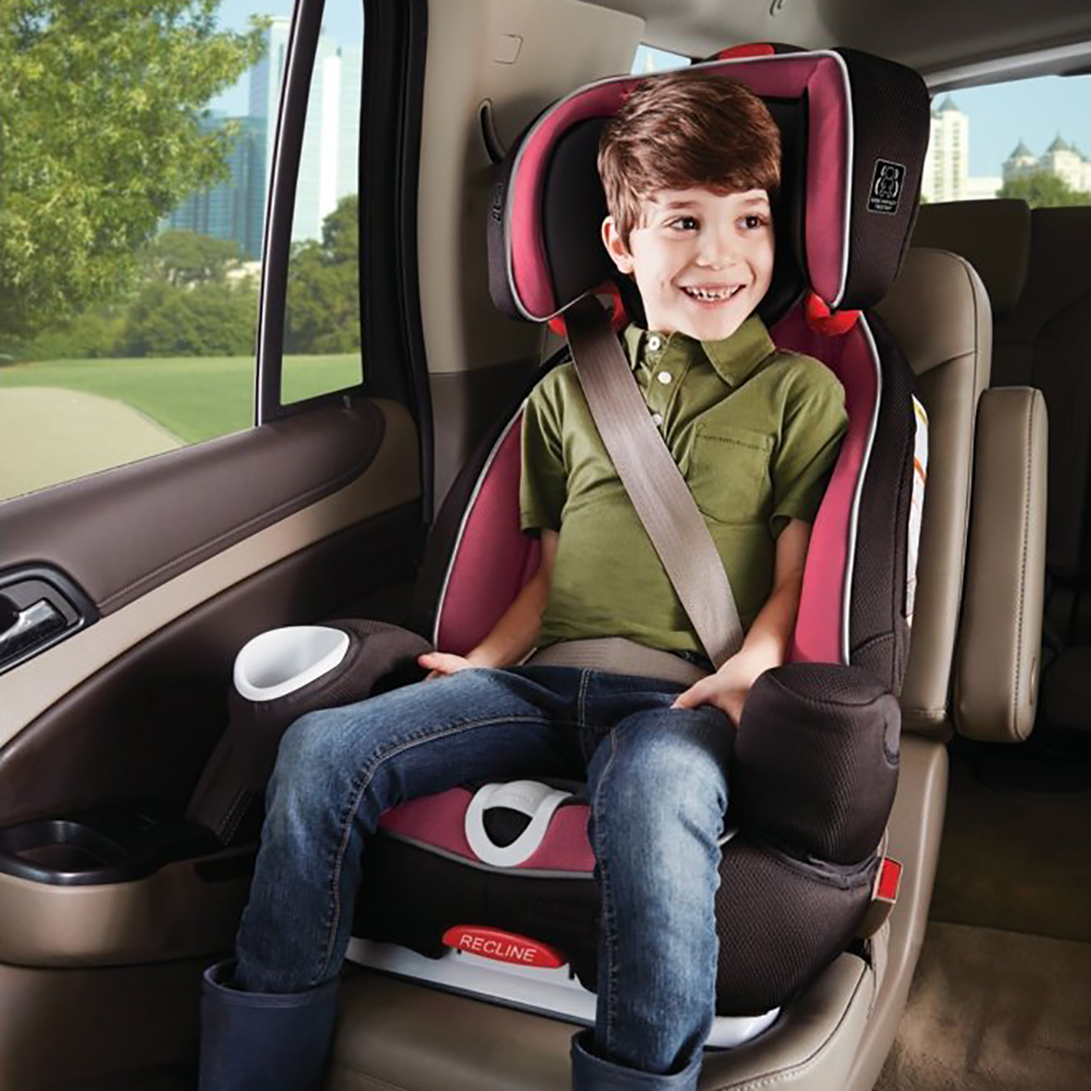 Graco Nautilus 80 Elite 3in1 Harness Booster Car Seat, Azalea Pink