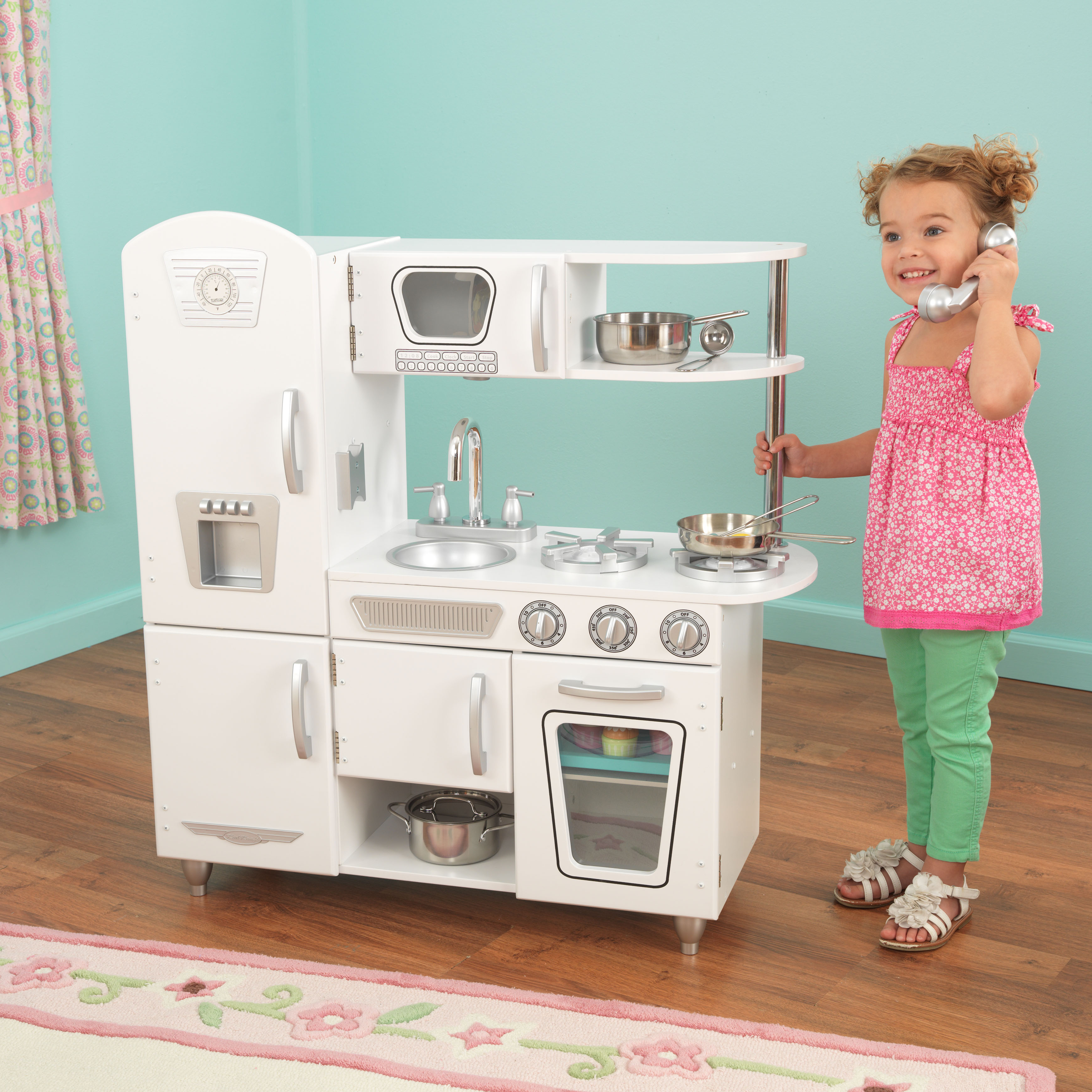 kids vintage kitchen set