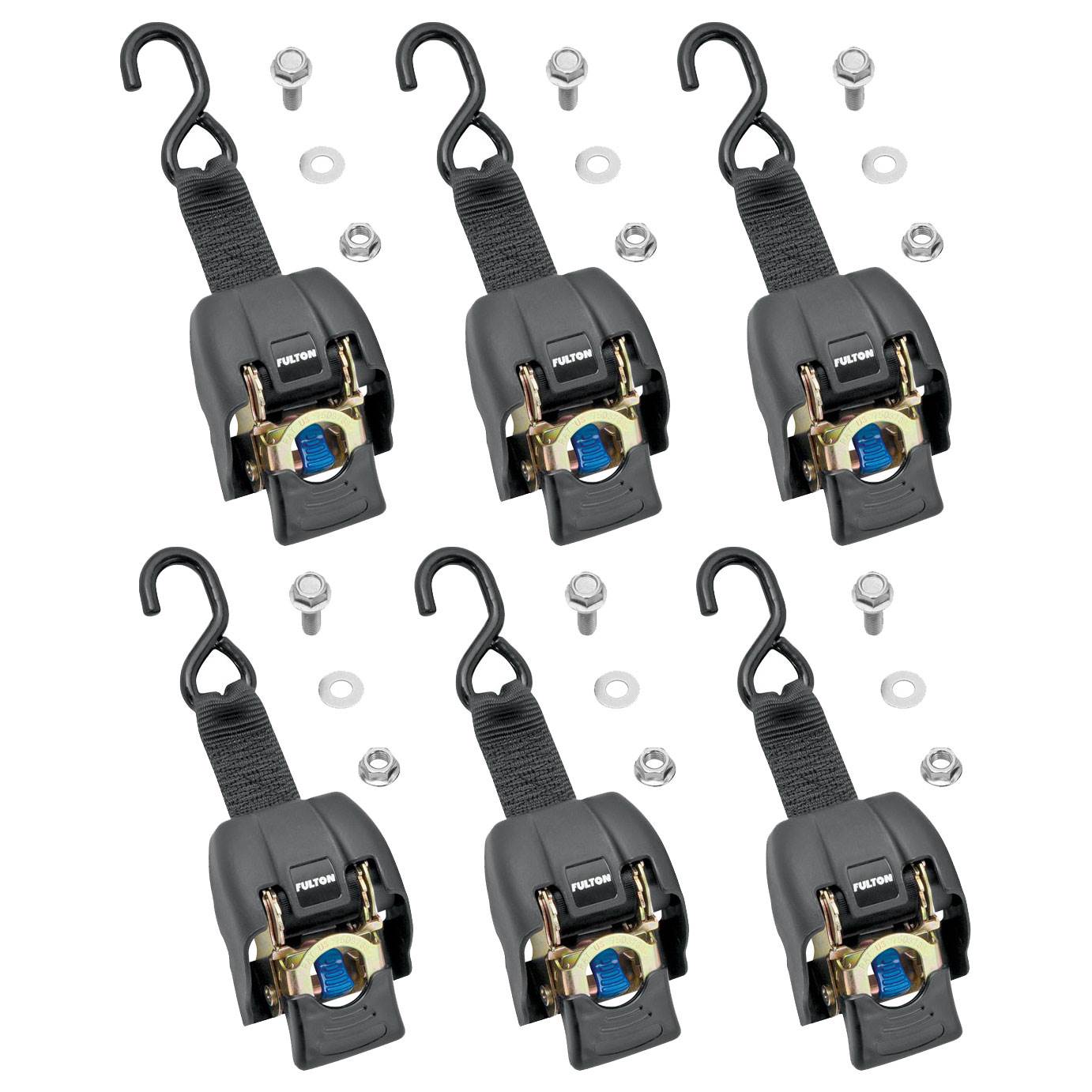 Fulton 2060366 2" x 43" Zinc Transom Retractable Ratchet Tie Down New