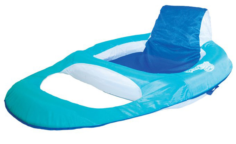 swimways spring float mesh recliner