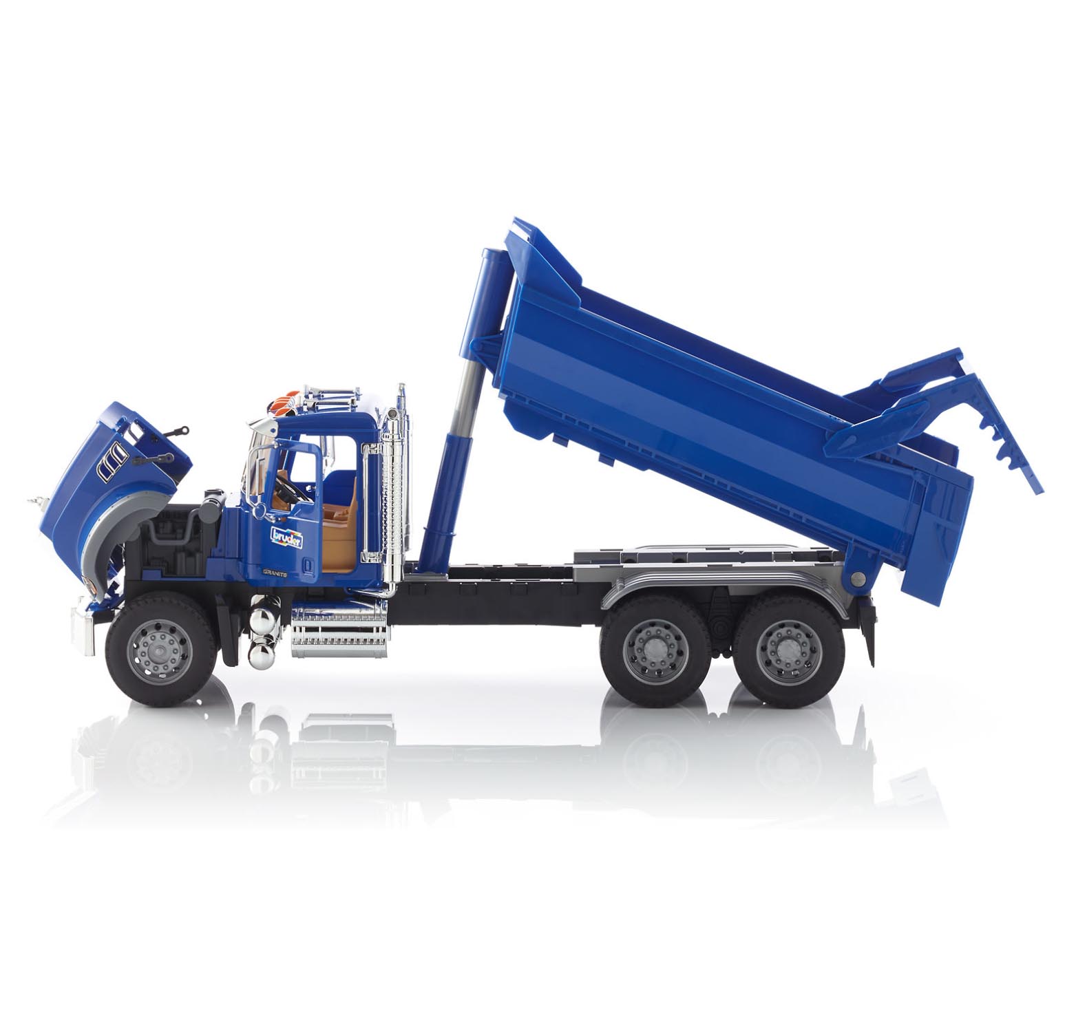 bruder halfpipe dump truck