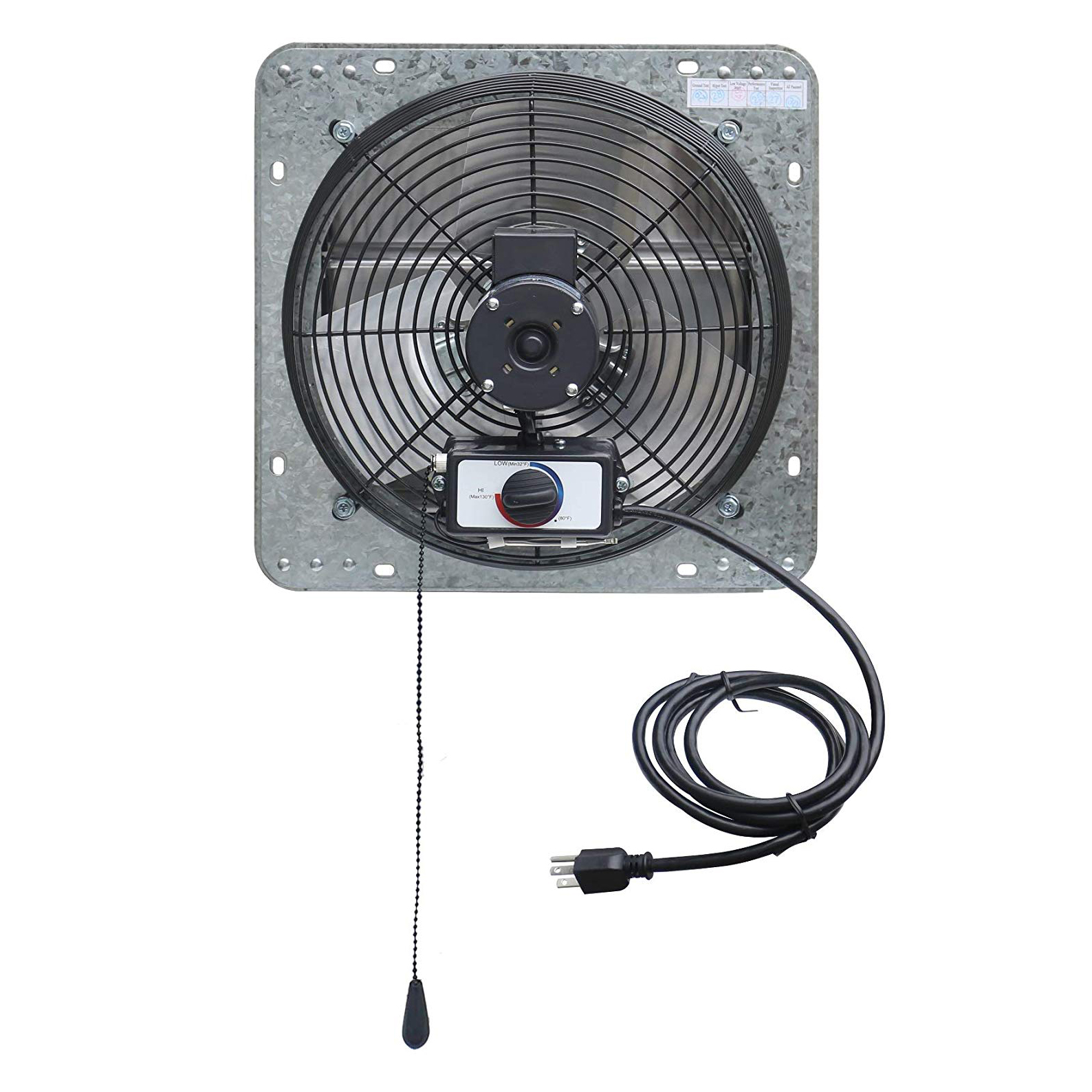 Heating, Cooling & Air Quality 12 Ventilation Fan with 3 Speed