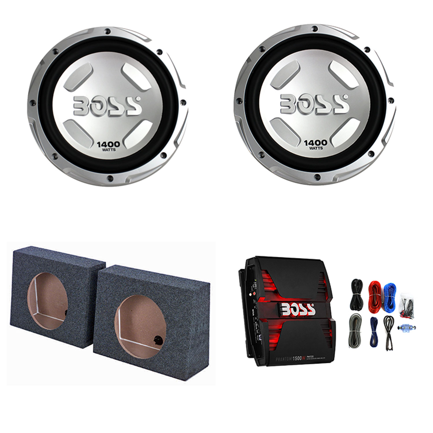 boss chaos 1500 watt subwoofer