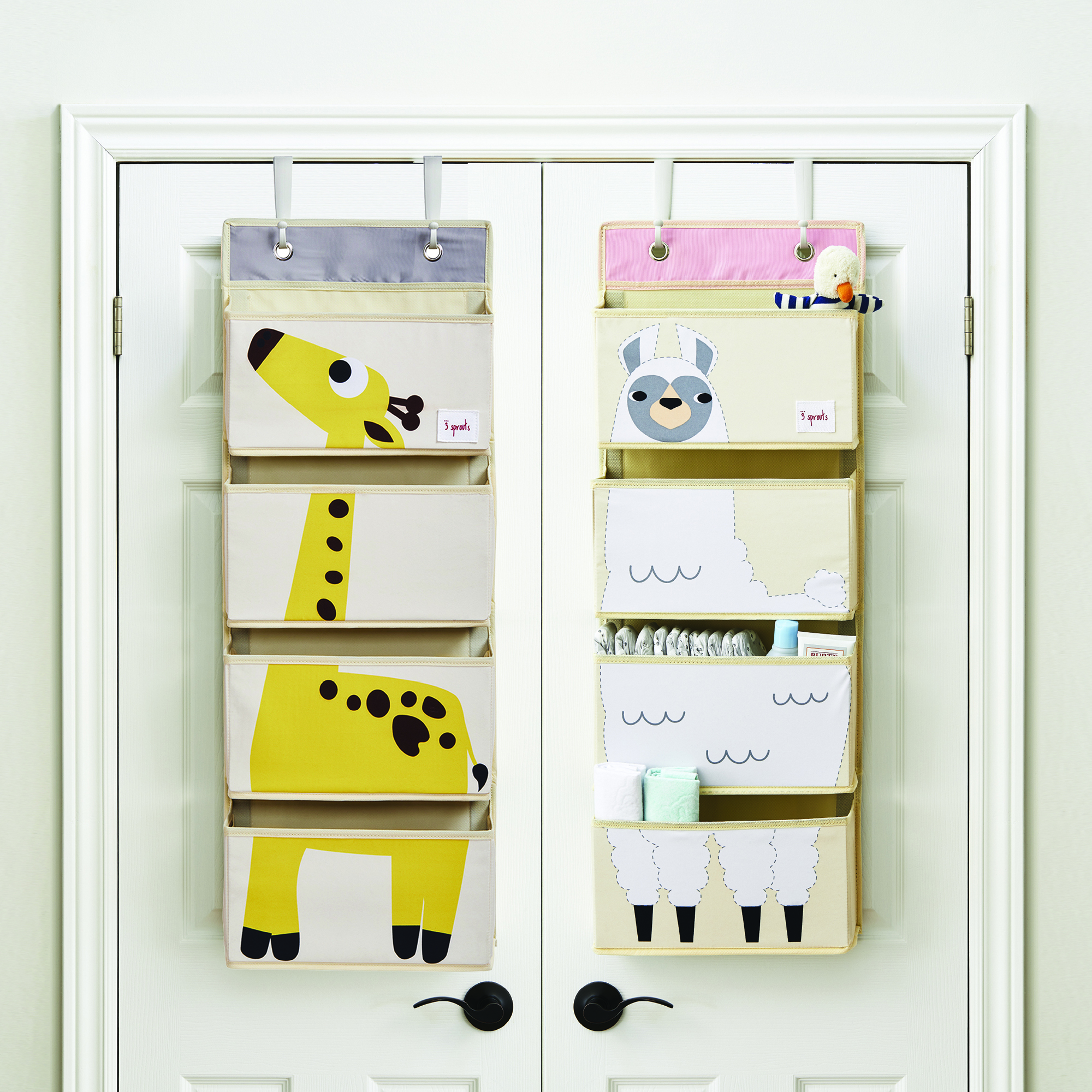 3 sprouts giraffe wall organizer