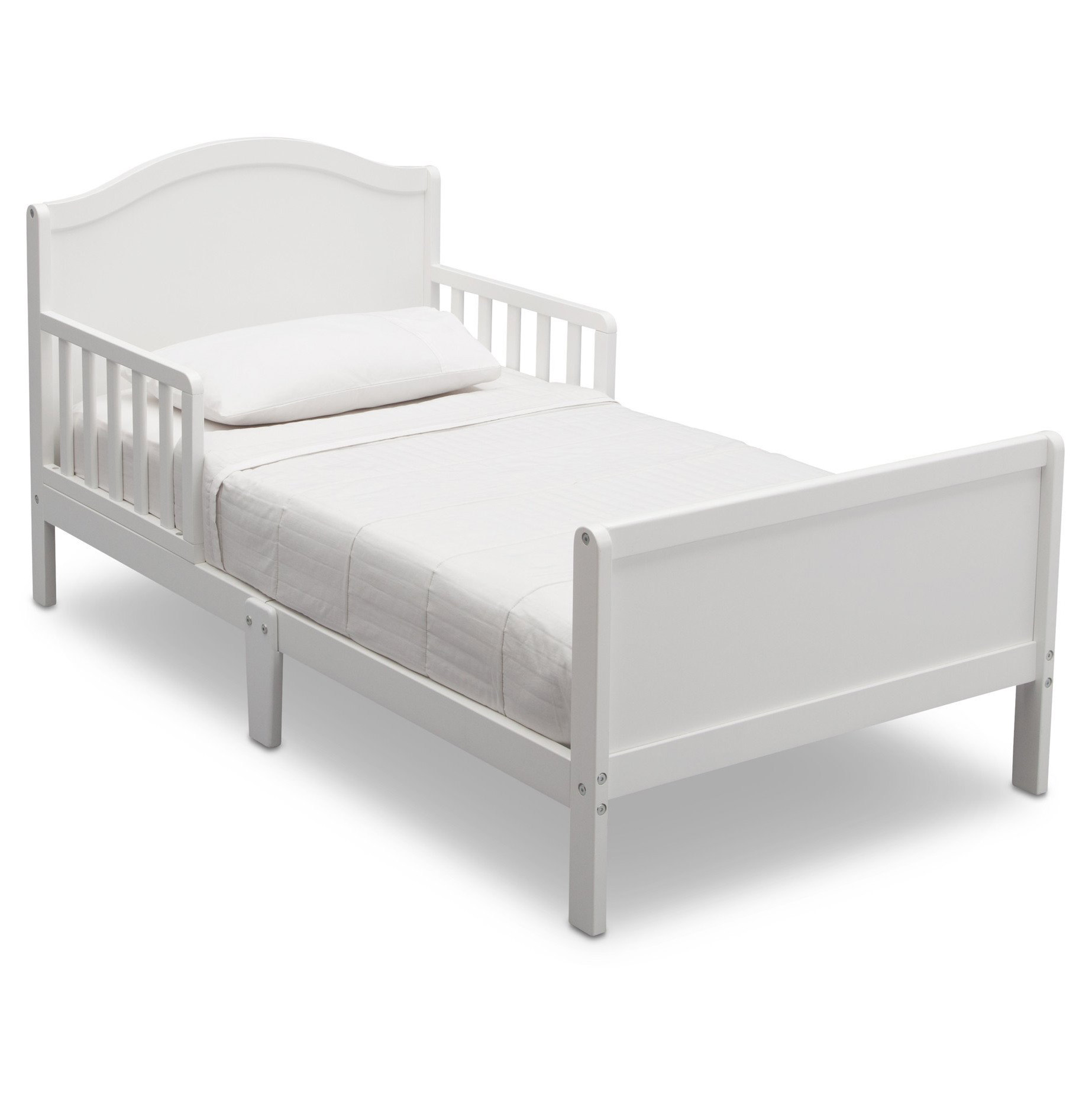 Delta Children Bennett Toddler Bed Frame With Guardrails White Delta Children Bennett Toddler Bed Frame With Guardrails White Only 4 Of 5