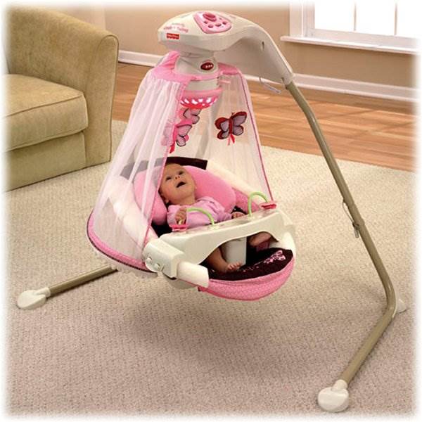 fisher price baby swing butterfly