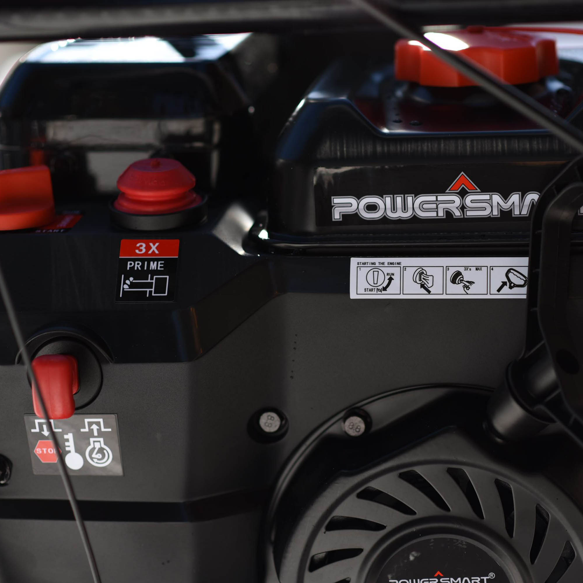 PowerSmart 212cc Engine 24 Inch Clearing 2 Stage Electric Start Gas