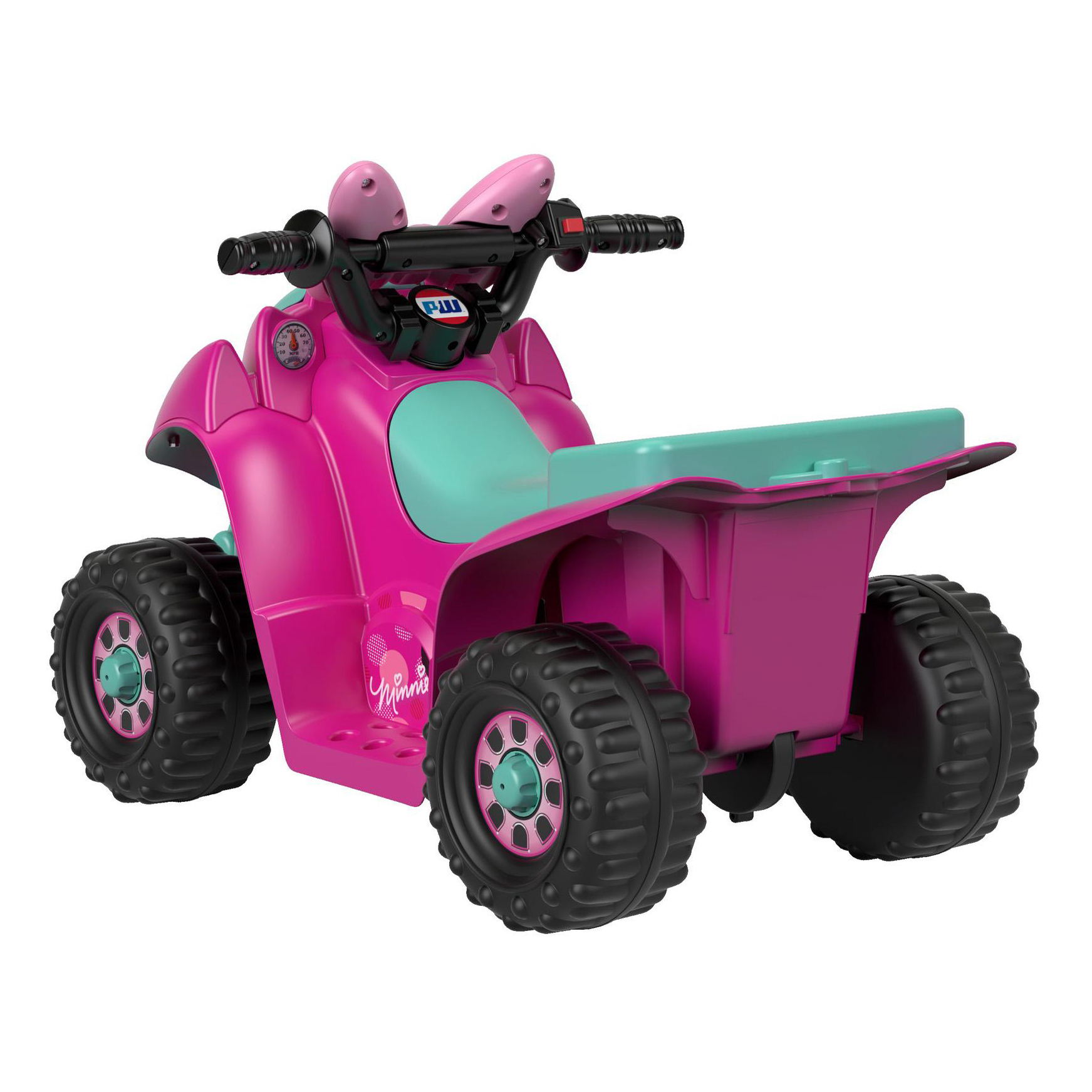 minnie mouse power wheels quad