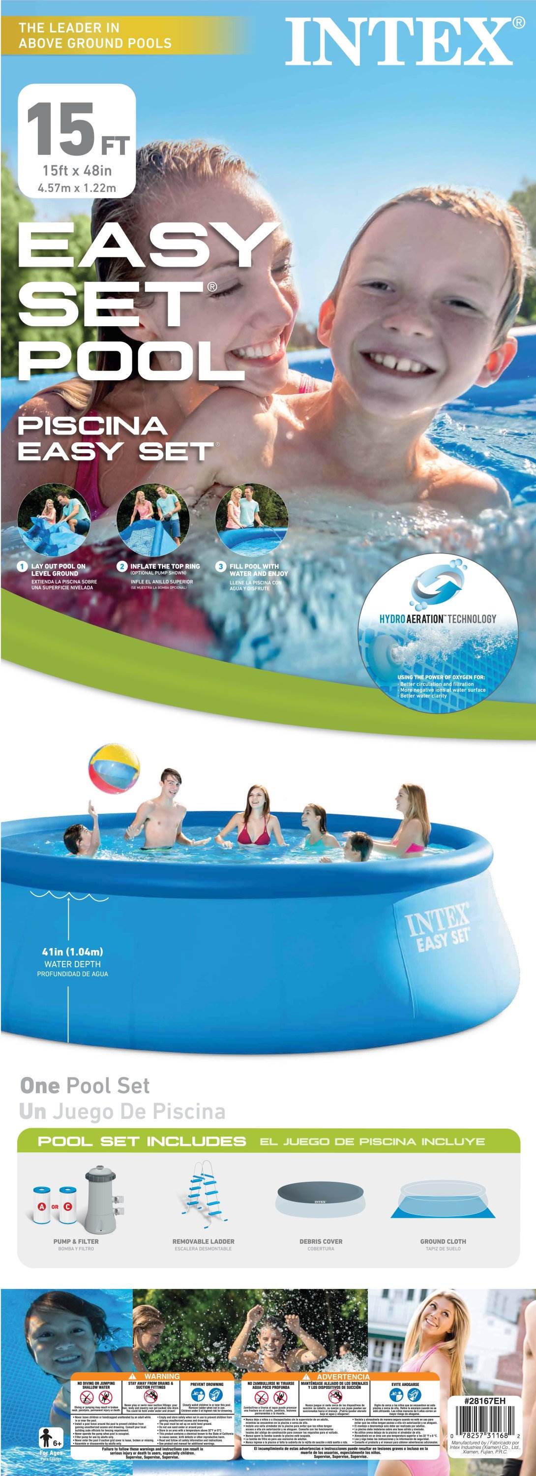 15 x 48 inflatable pool
