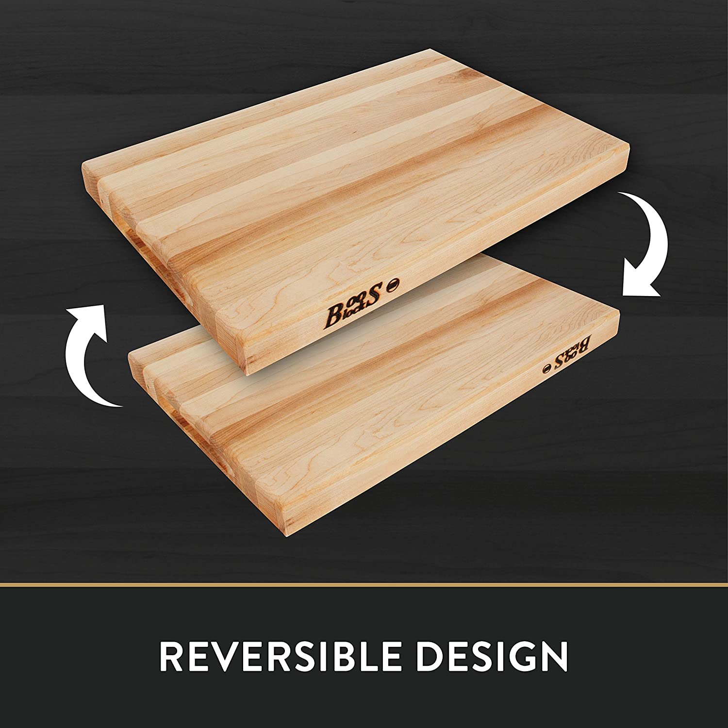 Details about   John Boos R2418 24" x 18" Edge Grain Maple Wood Reversible Cutting Board Block