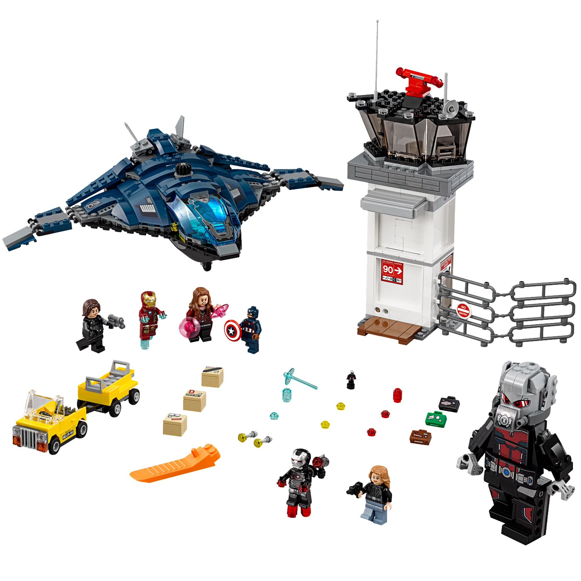 lego marvel airport battle