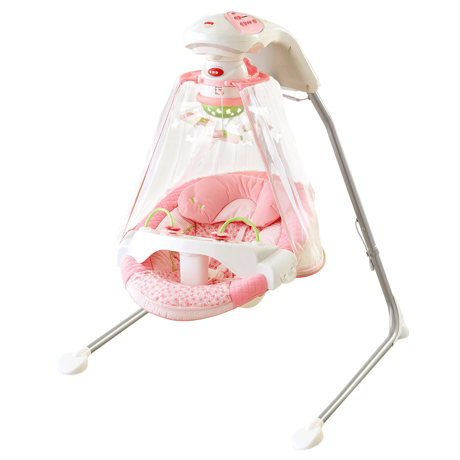 fisher price pink swing butterfly
