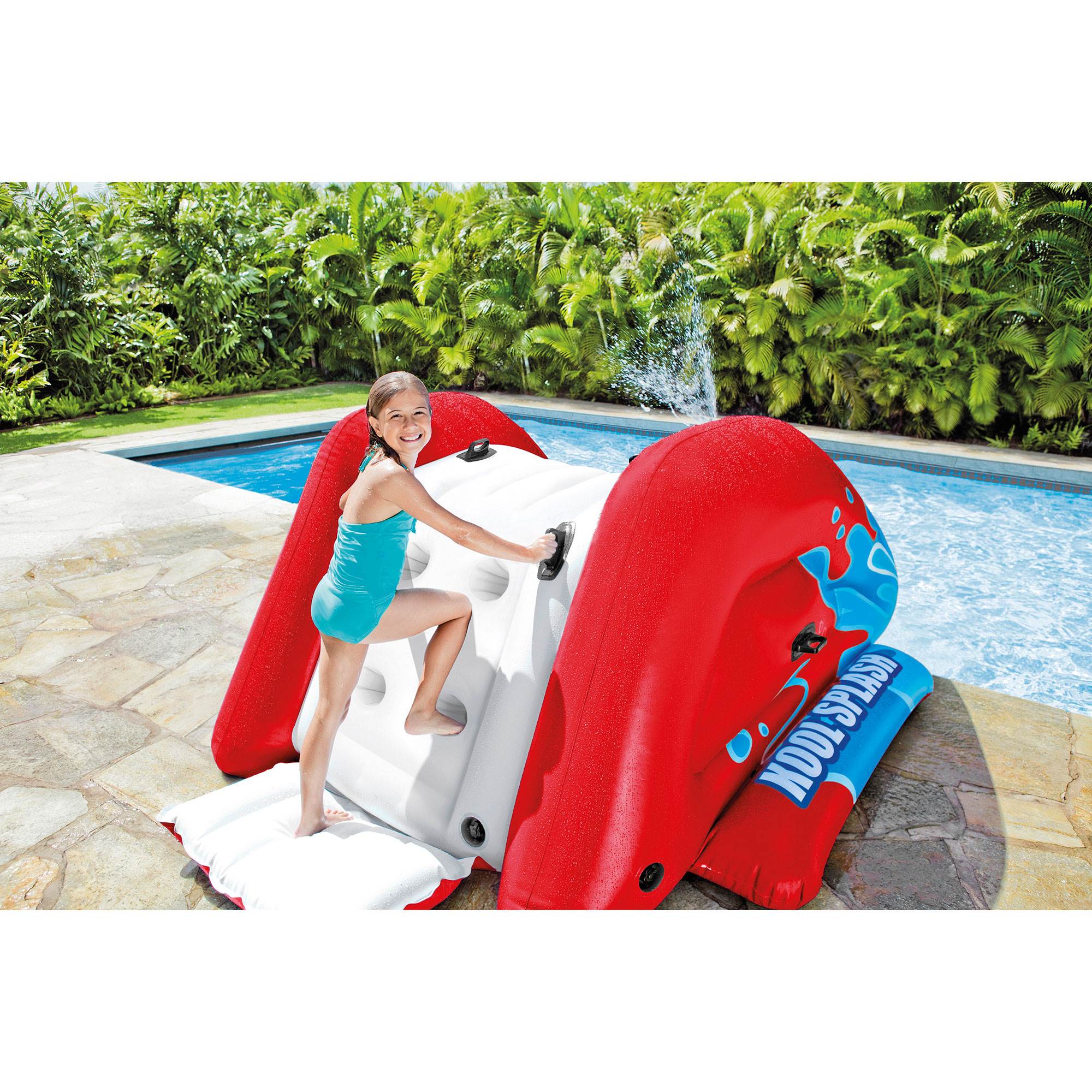 inflatable pool slide