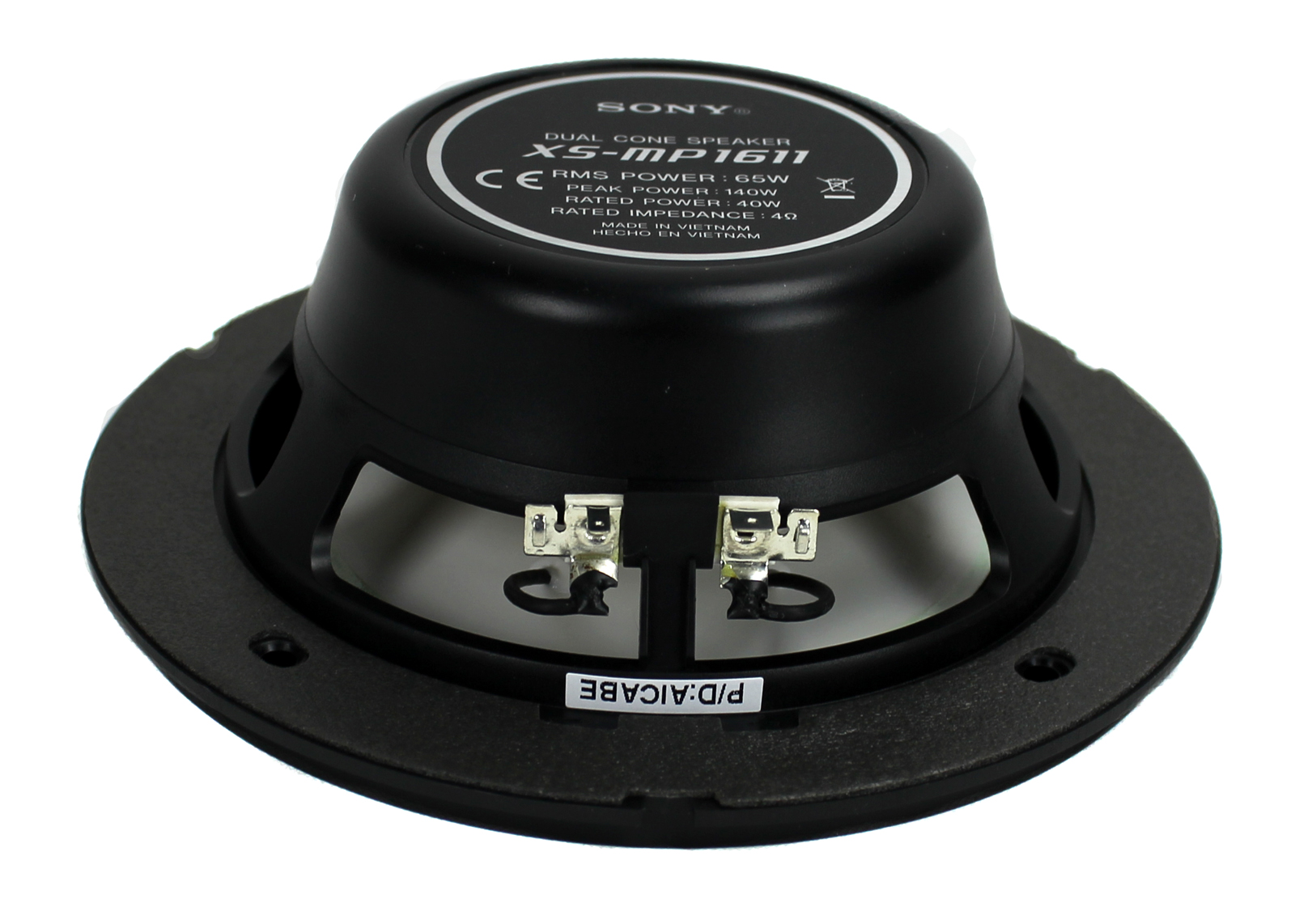 Sony XSMP1611 6.5 Inch 140 Watt Dual Cone Design Marine Speakers