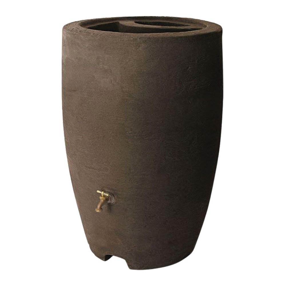 Algreen 81052 Rain Water Collection Barrel Deluxe Gutter Downspout