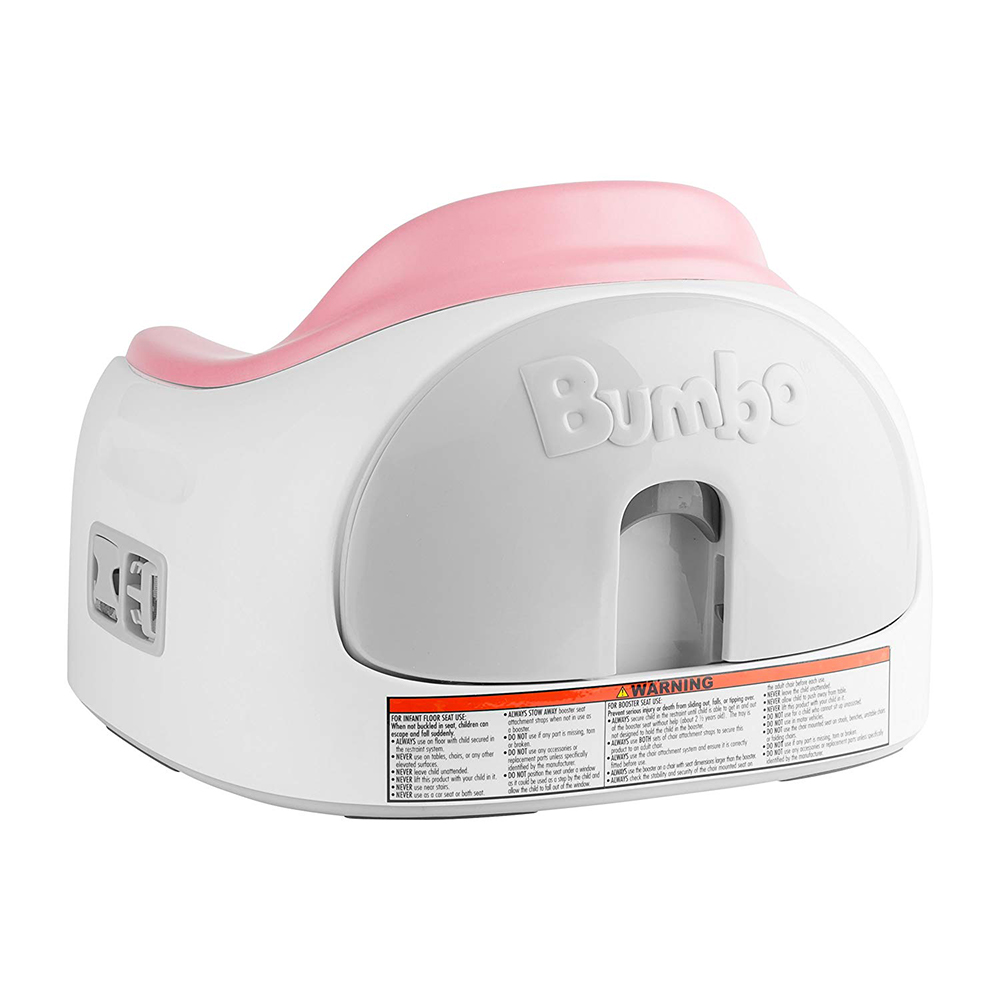 bumbo pink seat with tray