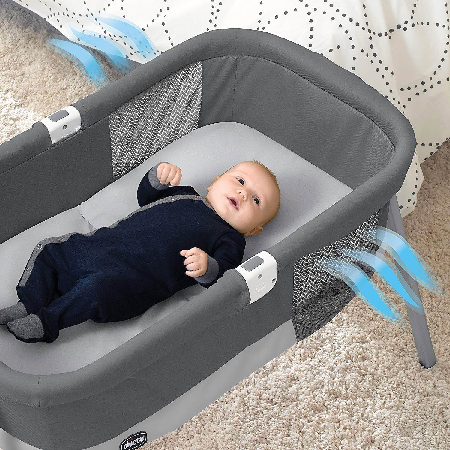 chicco lullago deluxe portable bassinet