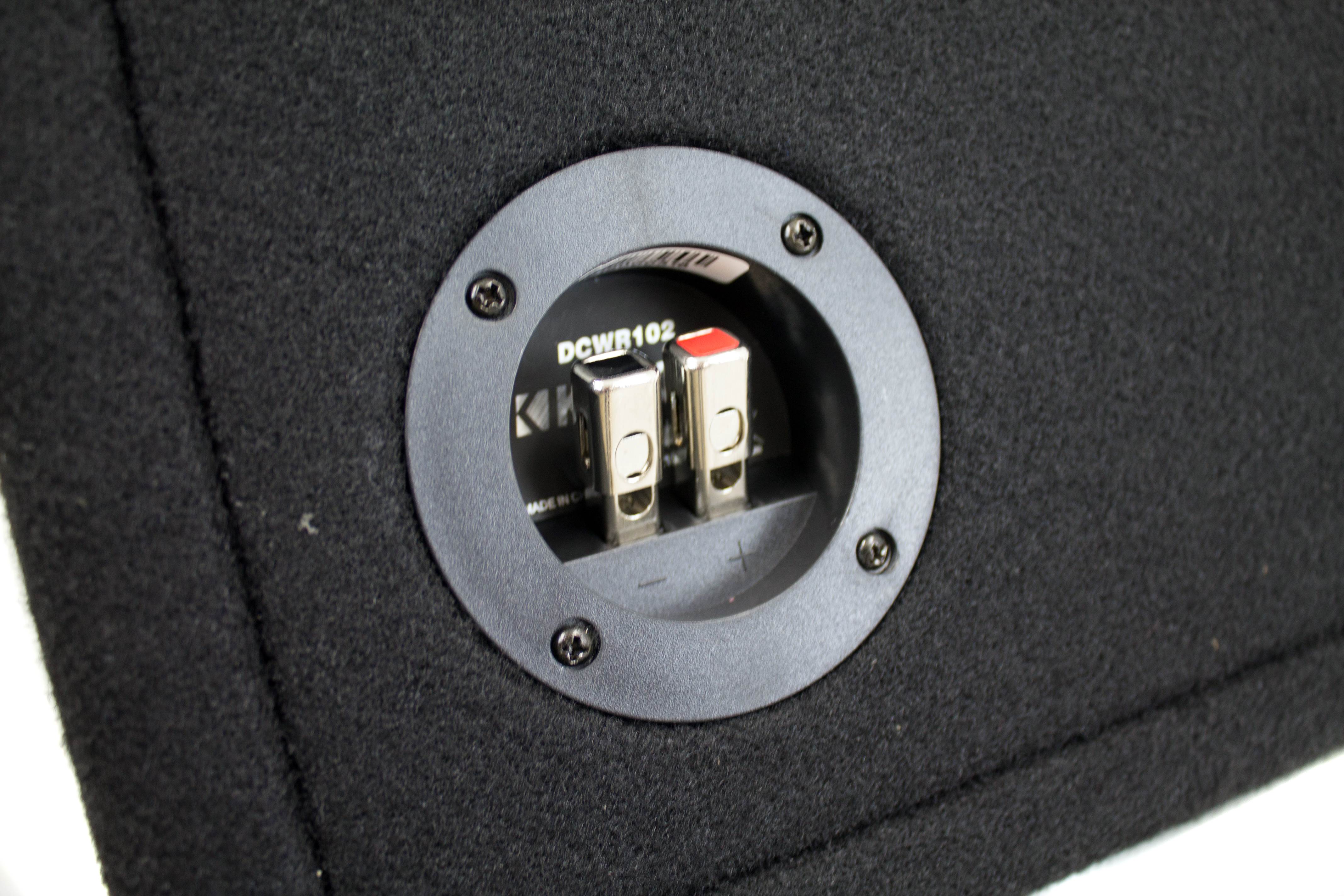 43DCWR102 Kicker 10 1600W 2-Ohm Vented Dual Loaded Car Enclosure Subwoofers