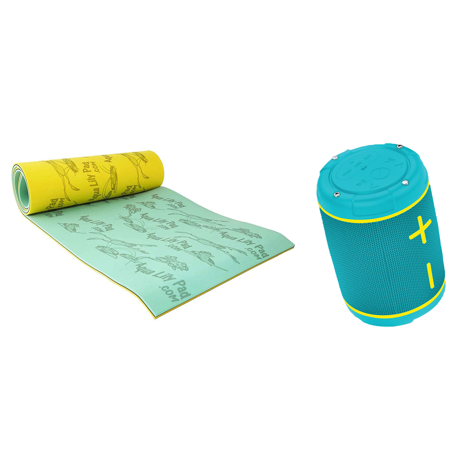 Aqua Lily Pad 15 Bullfrog Floating Island With Floating Water Bluetooth Speaker Aqua Lily Pad 15 Bullfrog Floating Island With Floating Water Bluetooth Speaker