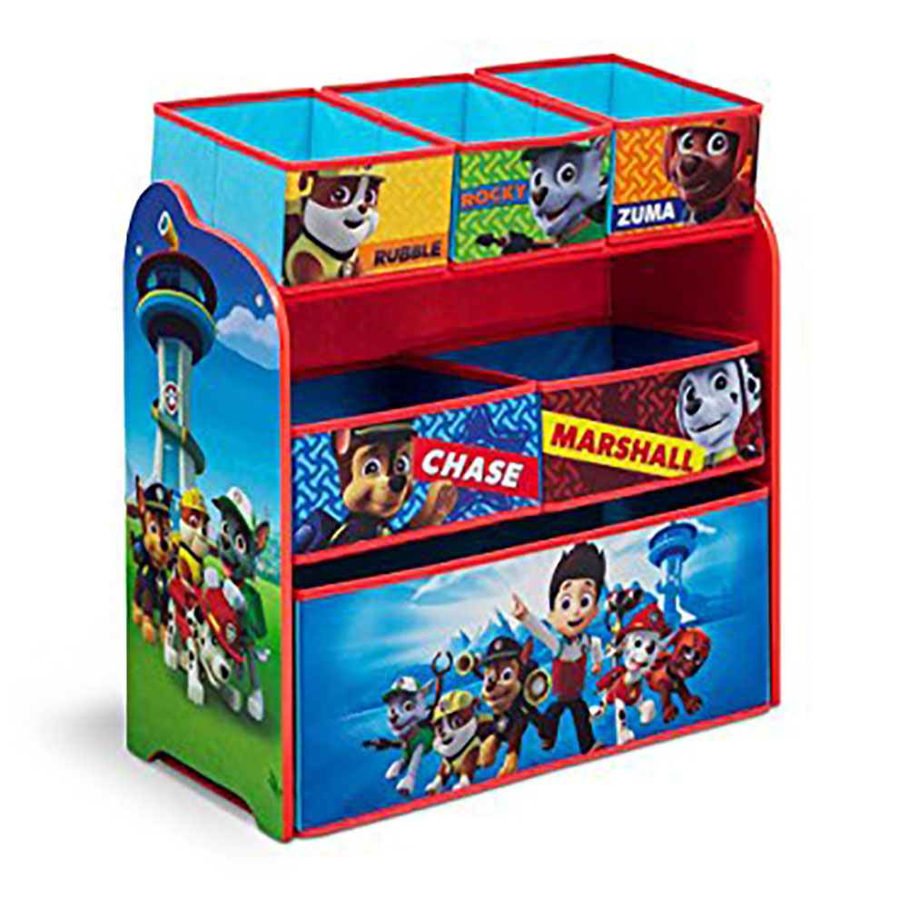 paw patrol wooden toy box