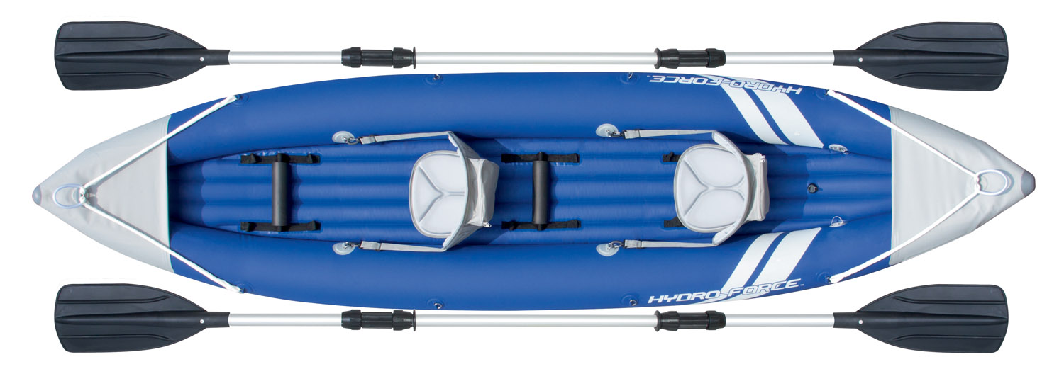 ::Bestway Bolt X2 2 Person Inflatable Outdoor Kayak Boat Canoe Raft w/ Pump & Oars