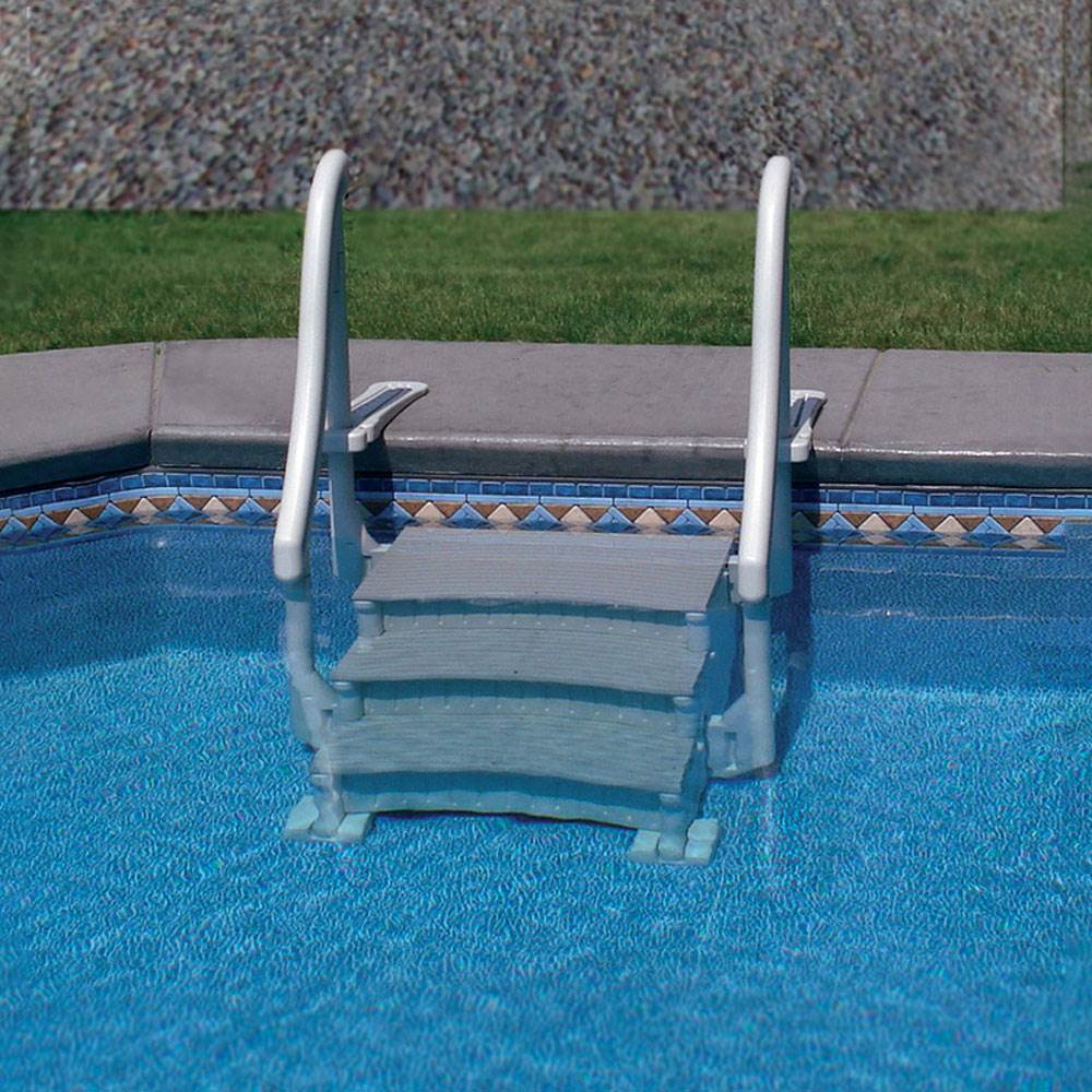 Confer Inground Swimming Pool Grand Entry Curve Steps Stairs Complete System Confer Inground Swimming Pool Grand, How To Install Confer Inground Pool Steps