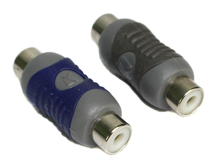 2) Kicker KISL 2Ch High Level Speaker Wire to RCA Adapters Hi Lo