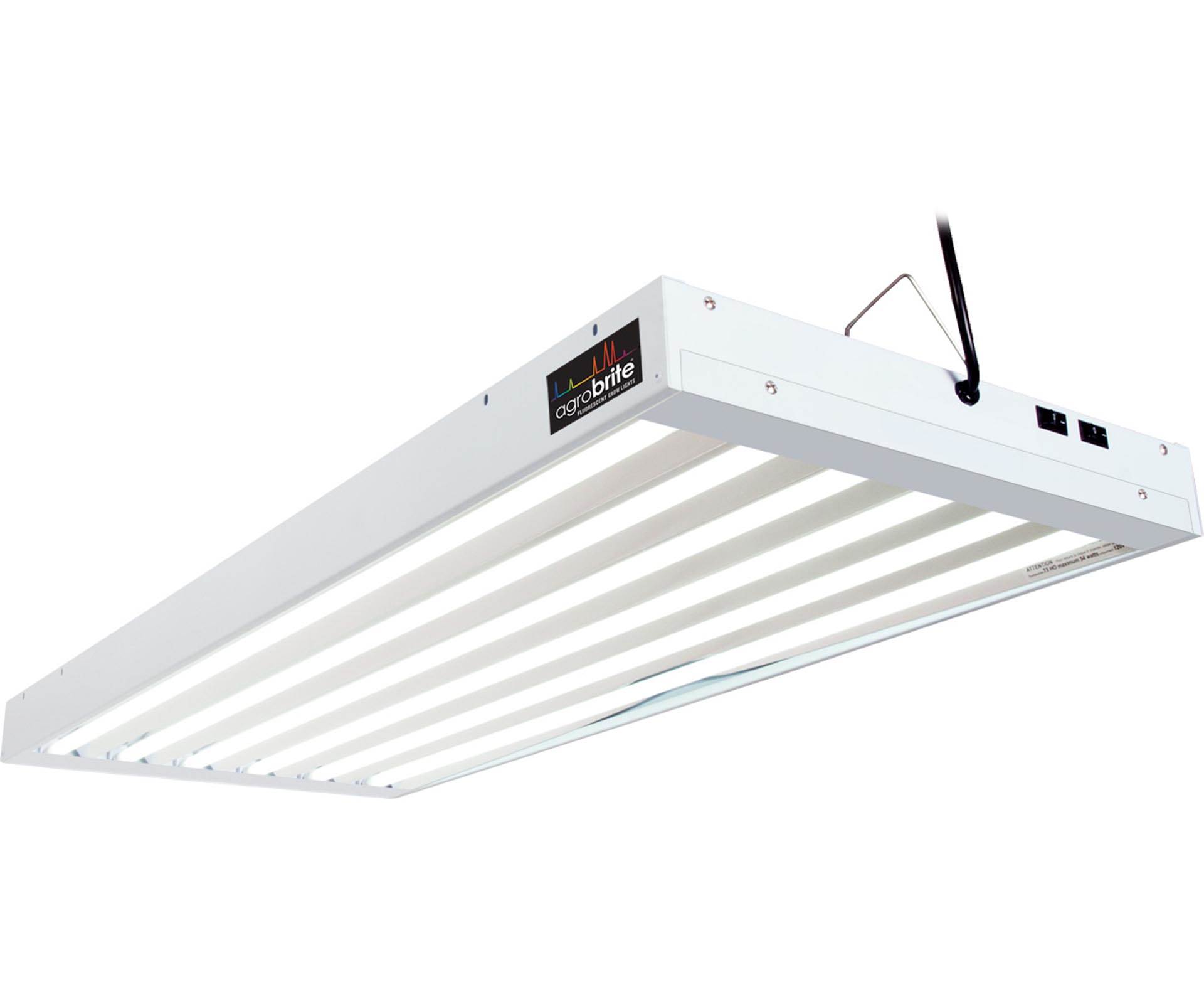 Details about   Hydrofarm FLT46 Agrobrite 6-Tube Hydroponic 4Ft Grow Light Fixture 324W 6 Pack 
