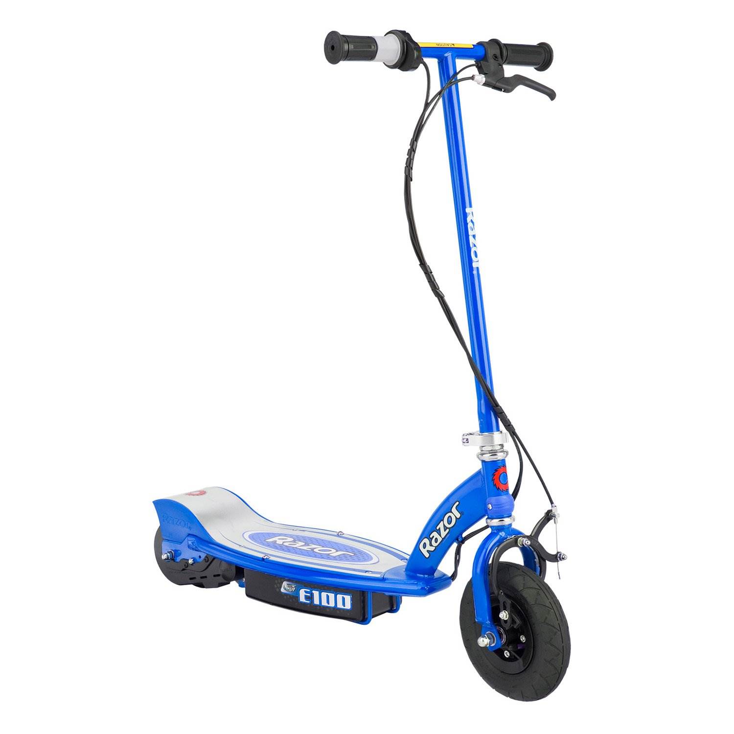 blue scooter