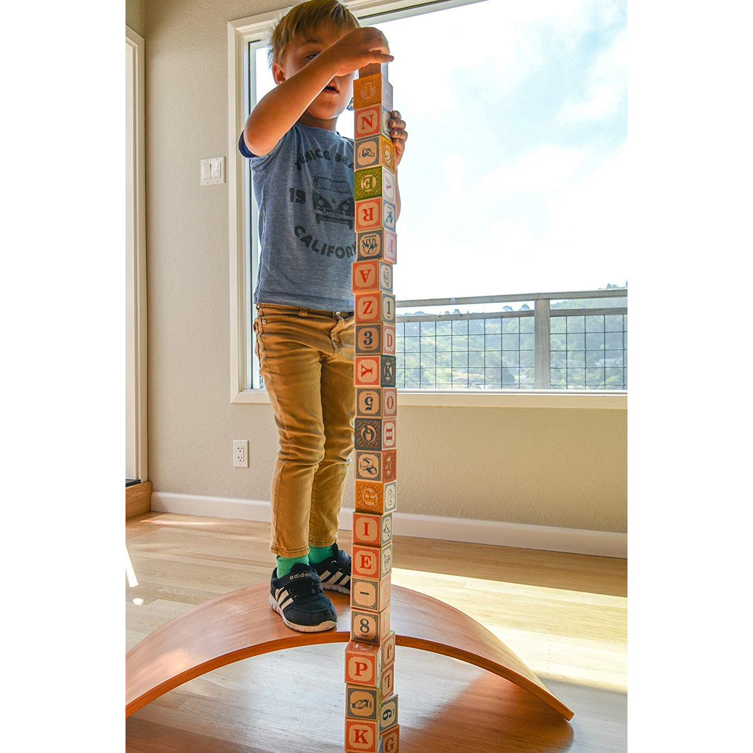 kinderfeets original kinderboard versatile waldorf balance board