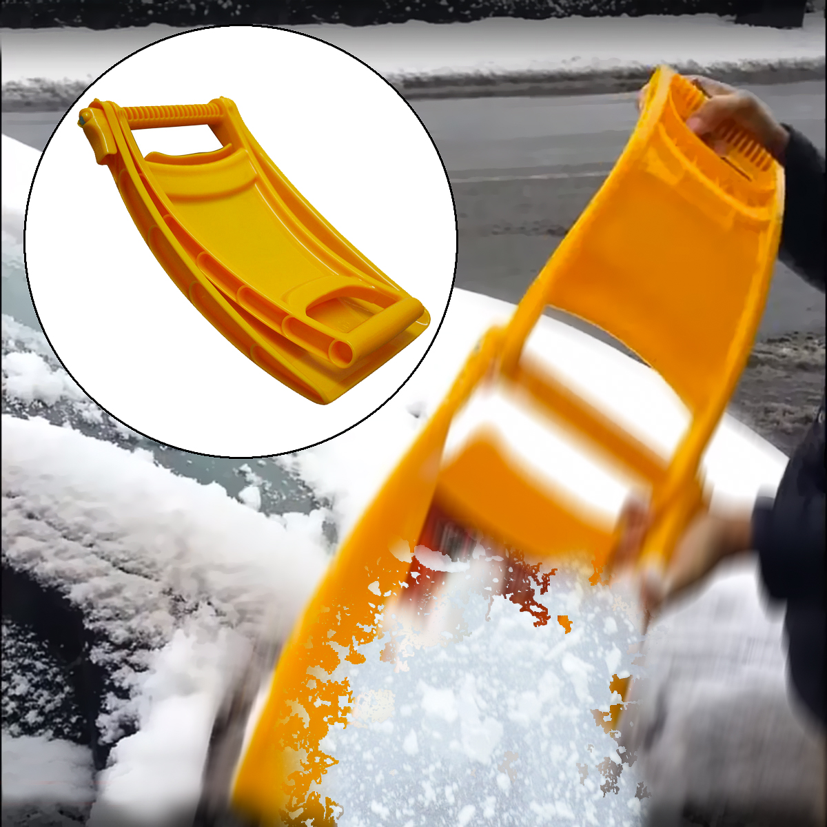 Garant Aprs106 Snowflex Compact Snow Shovel Yellow 