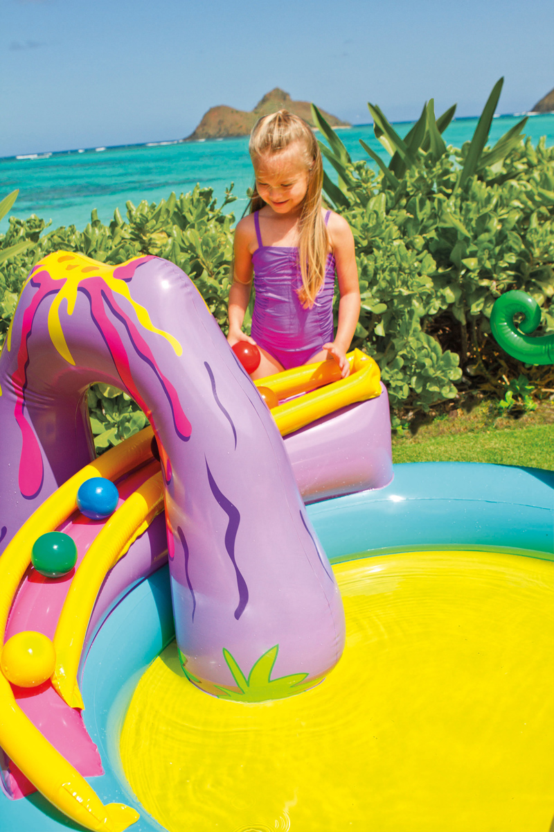 dinoland inflatable play center