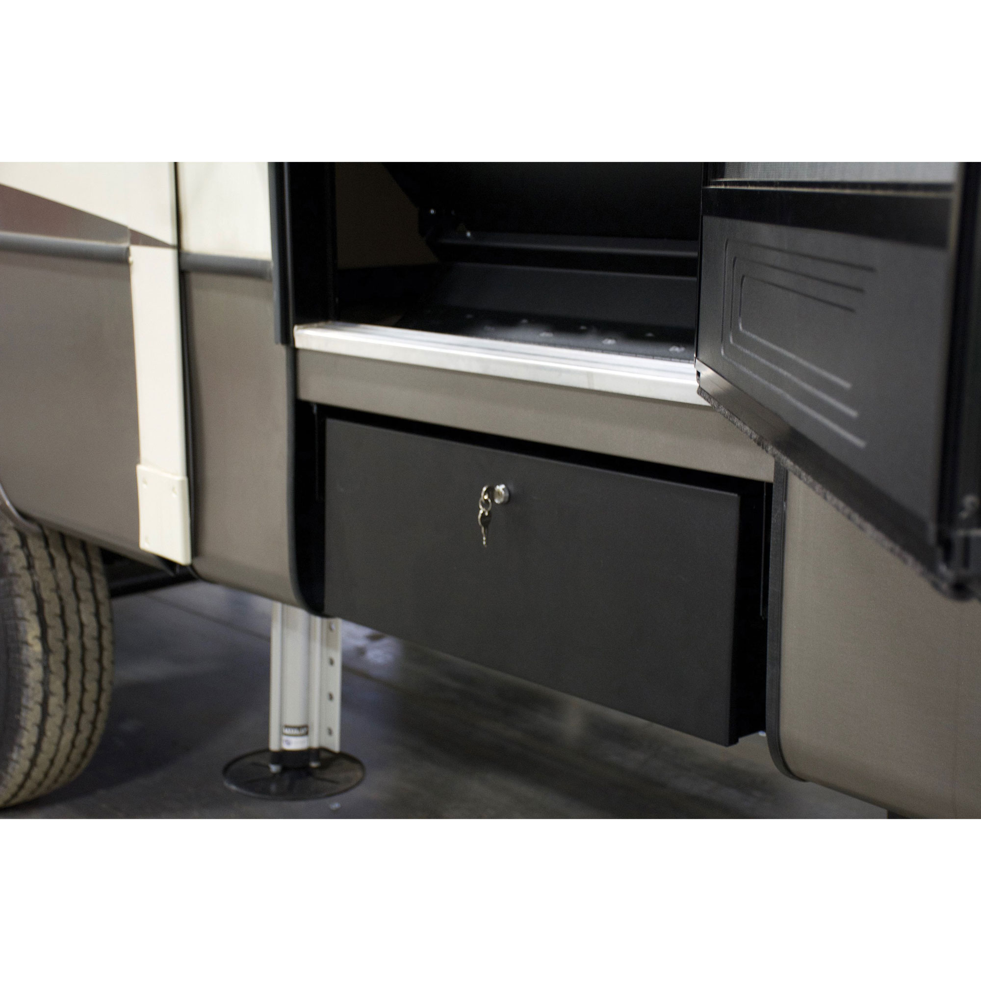 MORRYDE SP54-099 Lockable RV Step Storage Box MORRYDE SP54-099 Lockable RV Step Storage Box