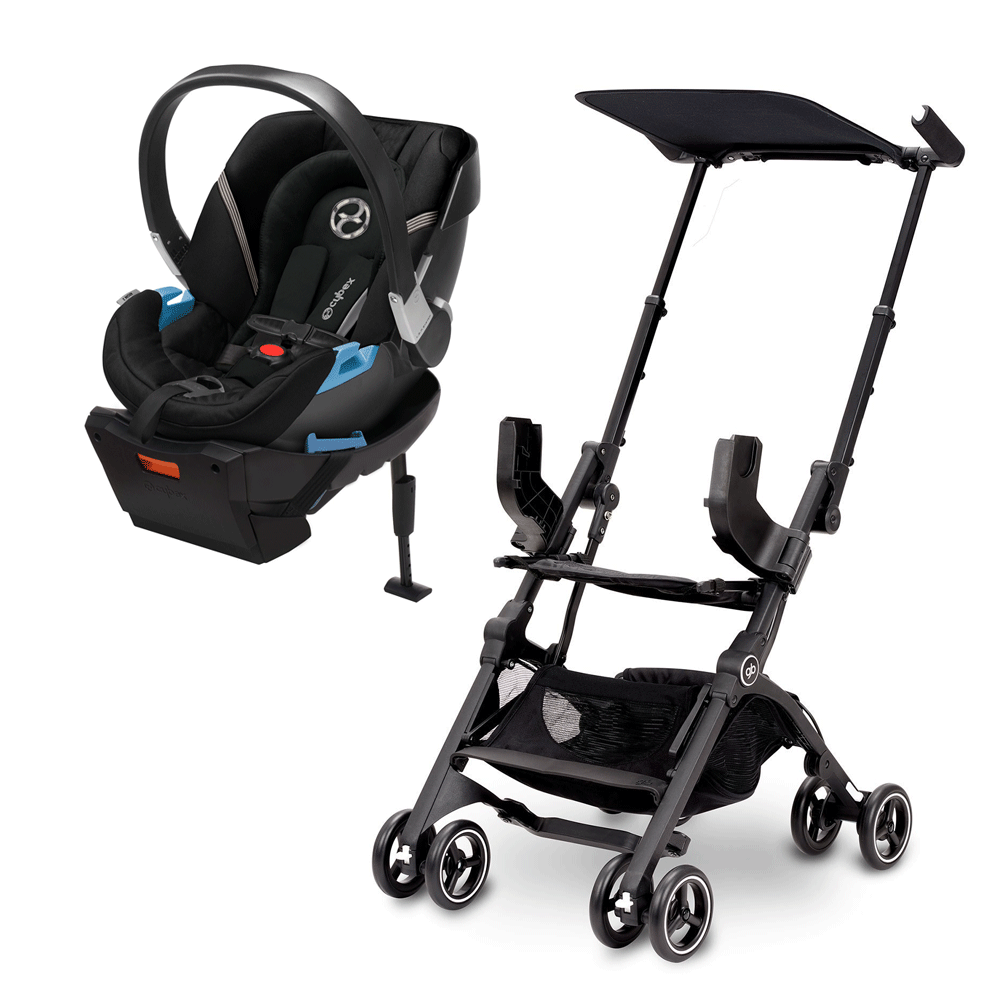 gb pockit stroller satin black