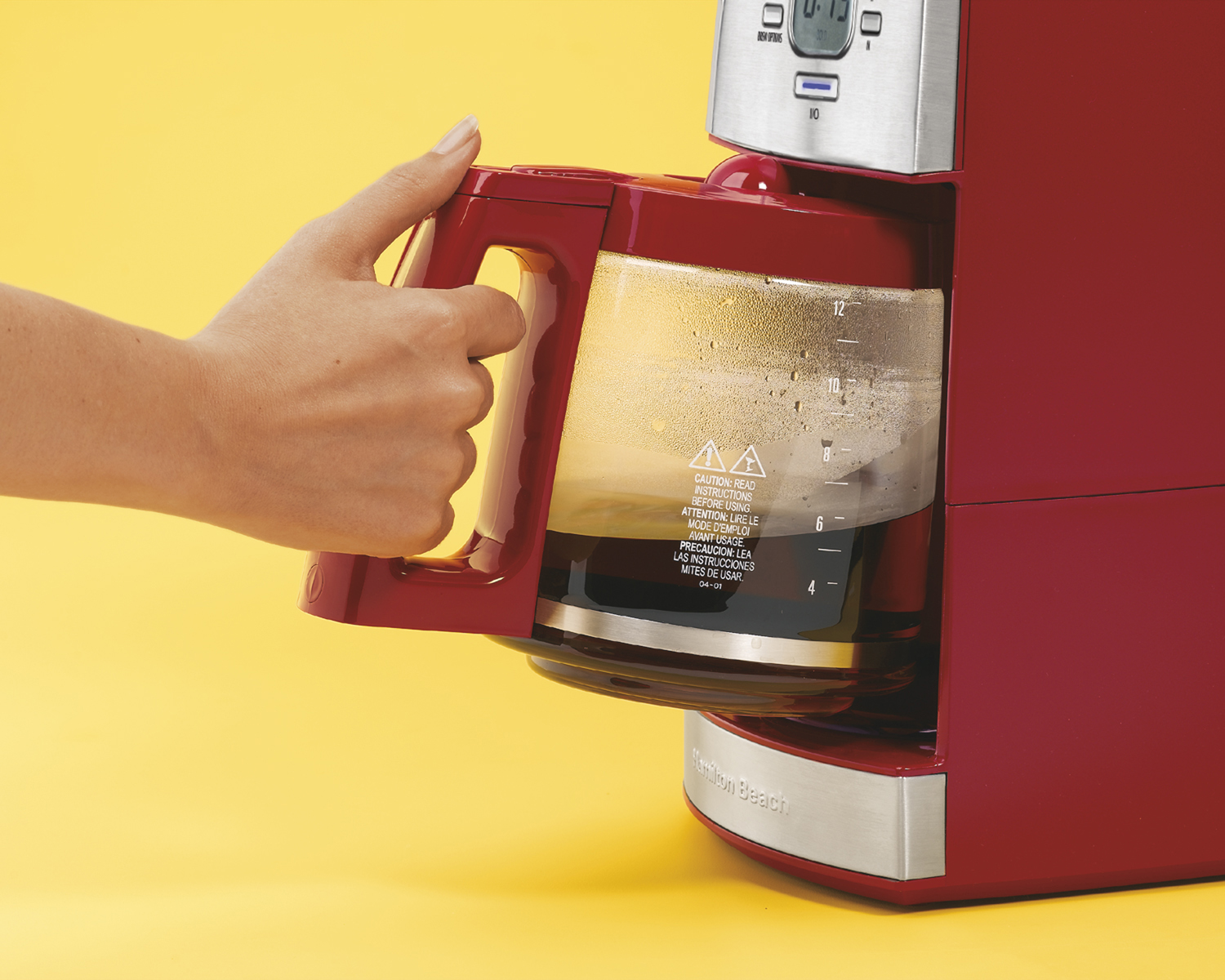 Hamilton Beach 43253R Ensemble Programmable 12Cup Drip Coffee Machine