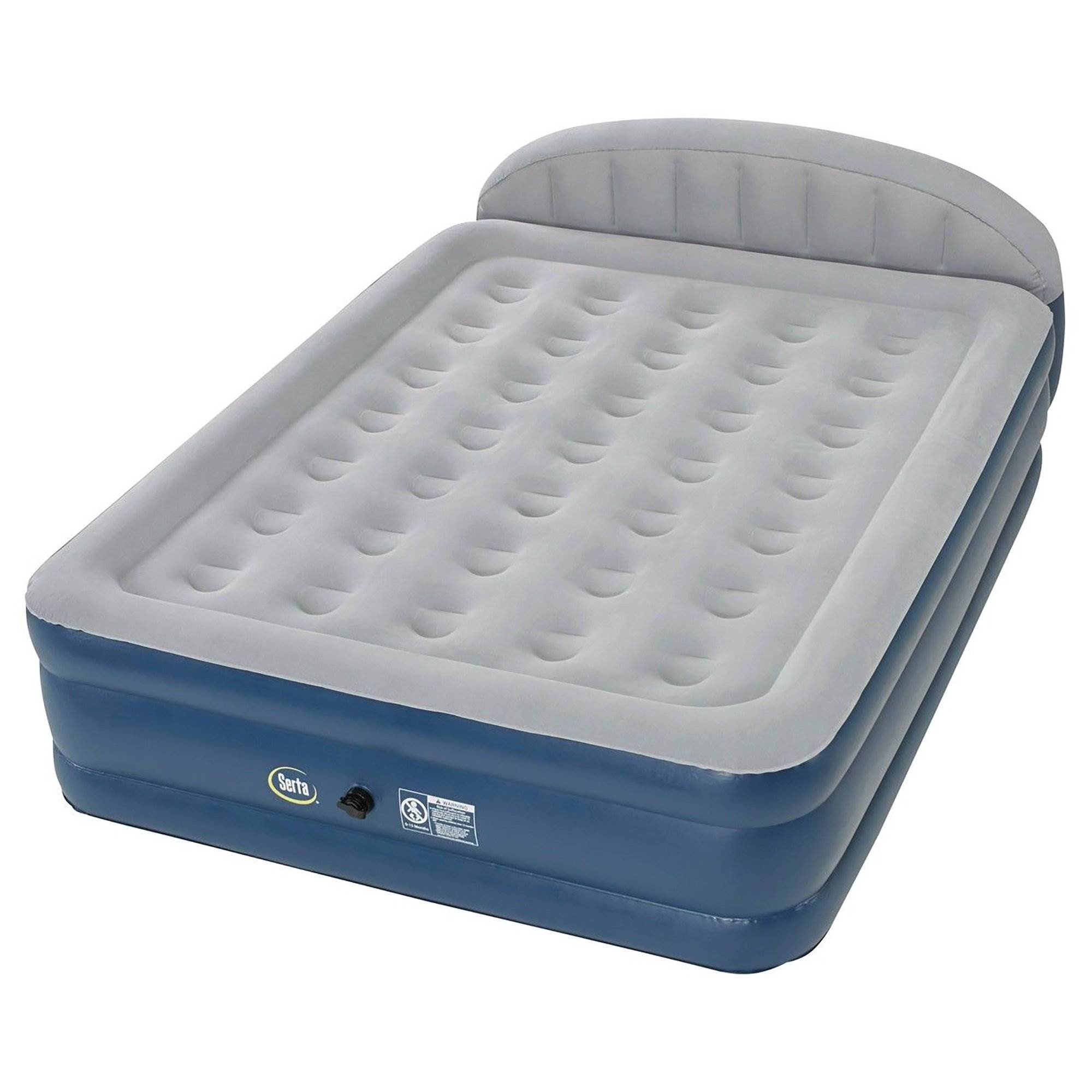 serta air mattress with headboard