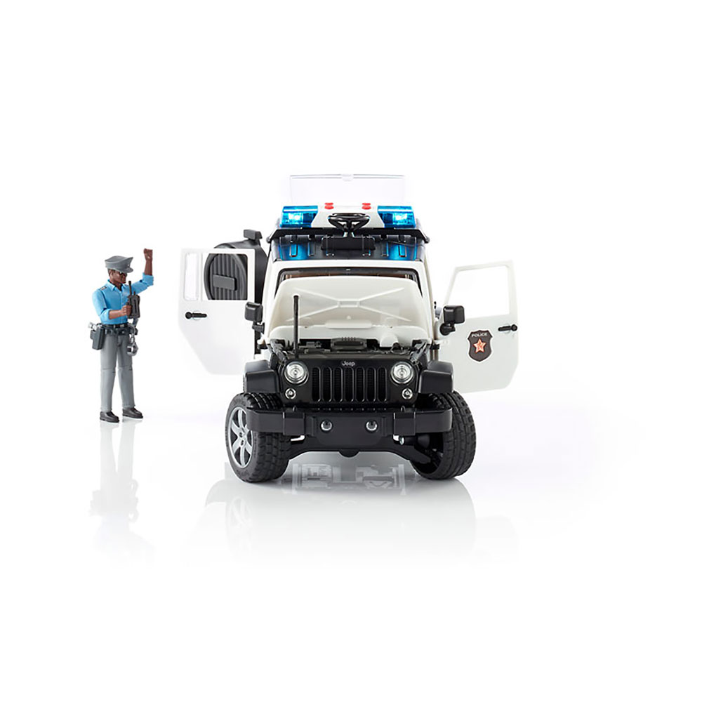 bruder toys police jeep