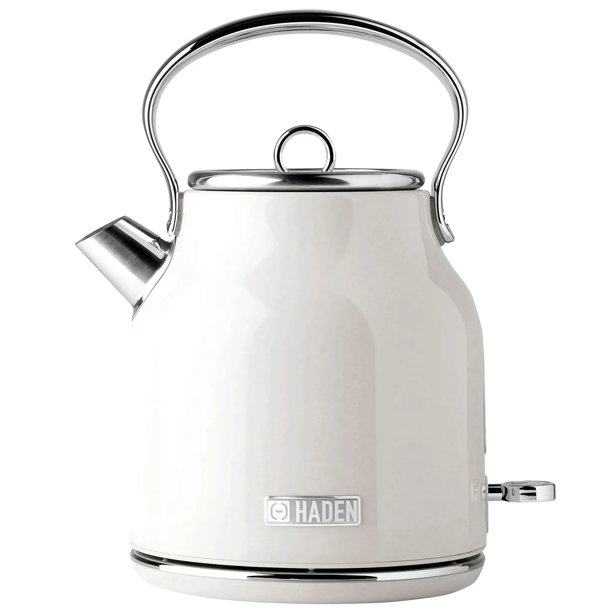 white retro kettle