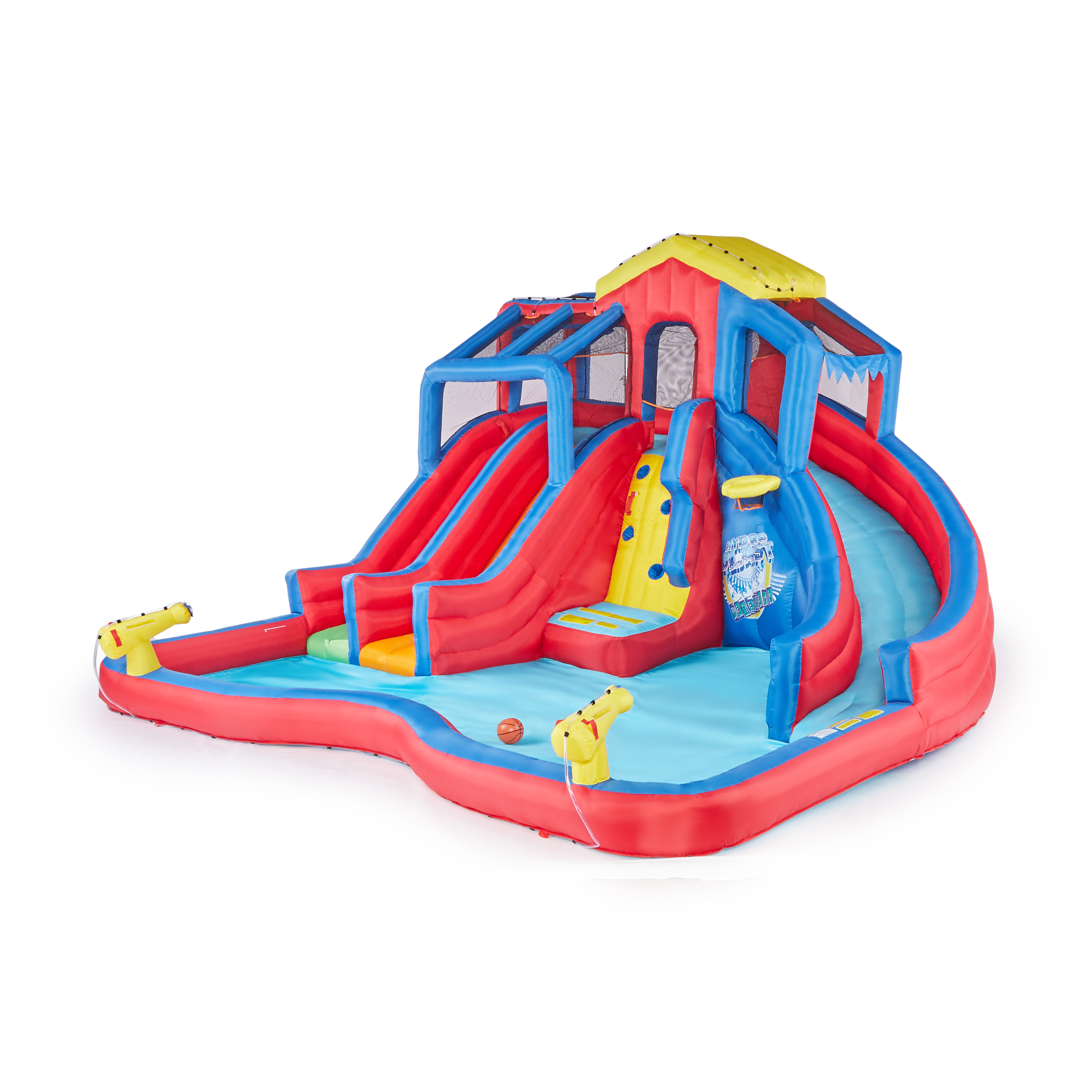 Banzai 35545 Hydro Blast Inflatable Water Park with Slides & Water Cannons