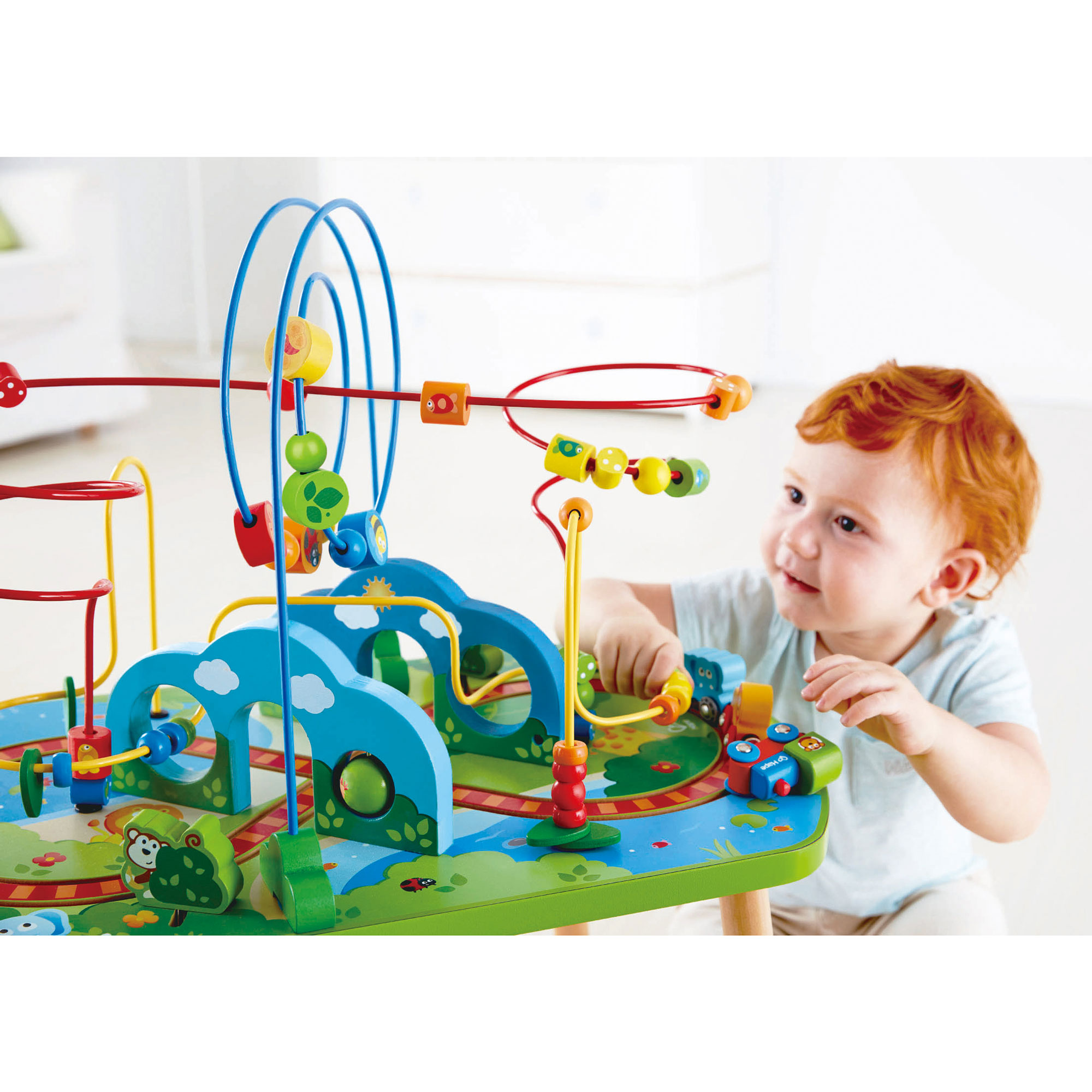 hape railway play table