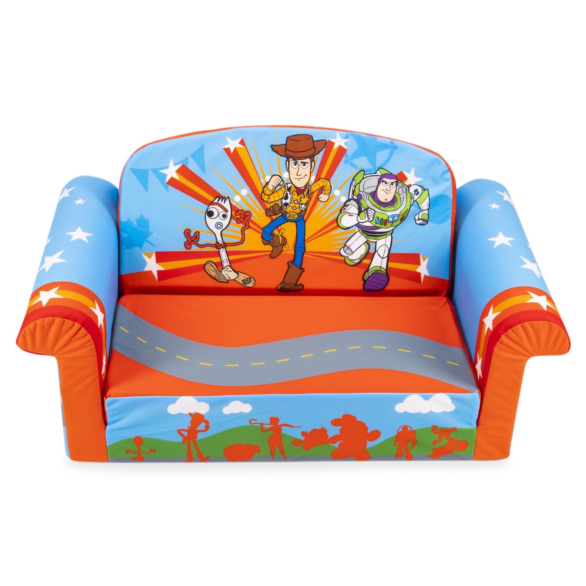 marshmallow children's flip open sofa
