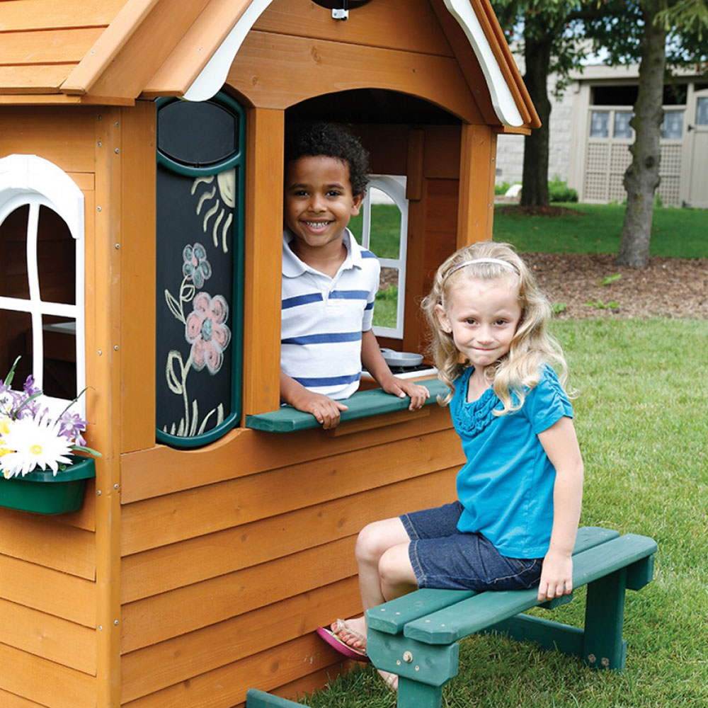 kidkraft georgian manor wooden playhouse