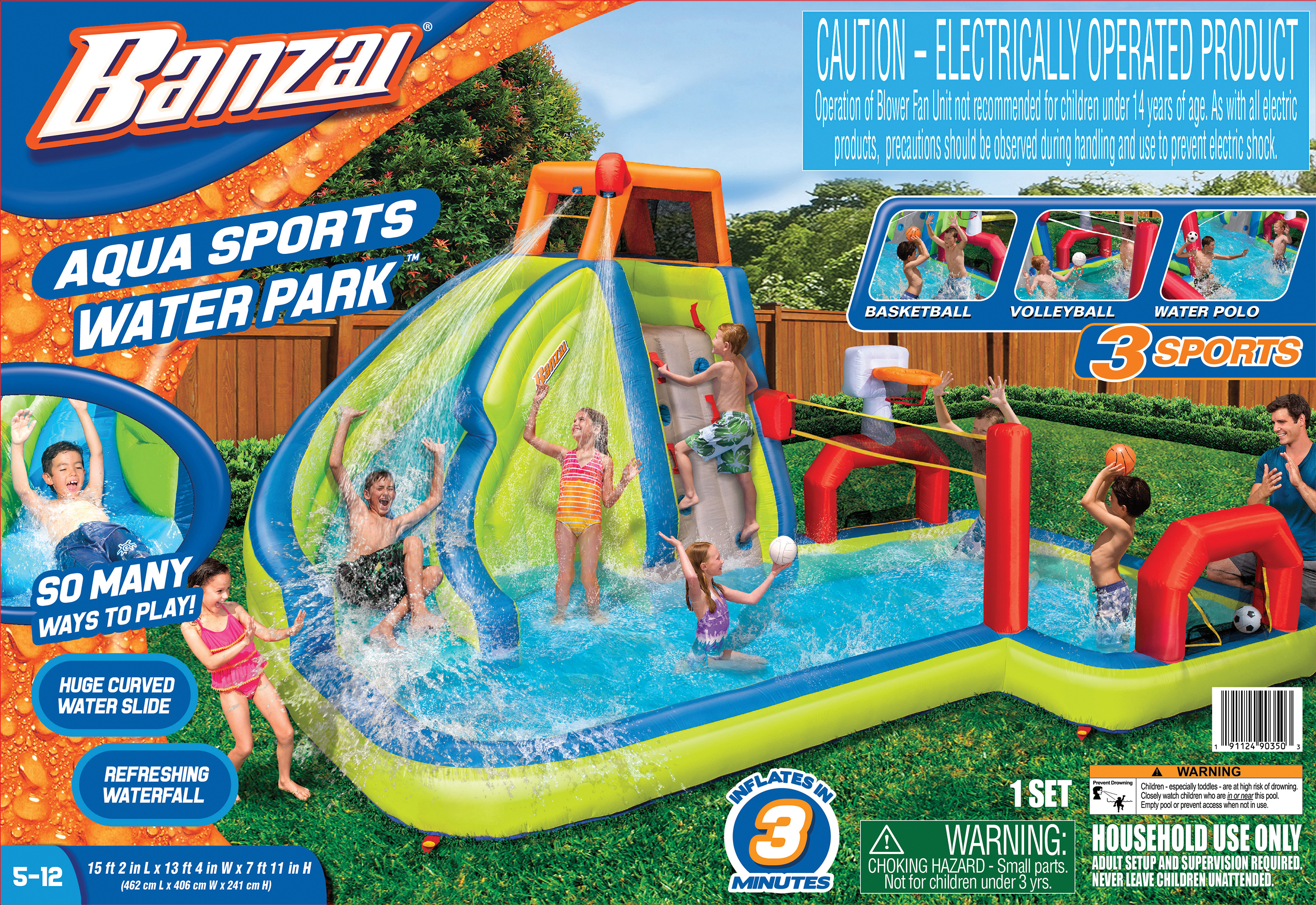 banzai inflatable slide