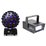 American DJ Starburst HEX LED Sphere Lighting Effect and Mini LED Strobe Light