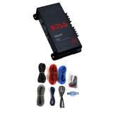BOSS R1002 200W 2-Channel RIOT Car Audio Power Amplifier Amp + 8 Gauge Amp Kit 