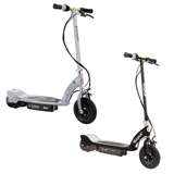 Razor E100 Motorized Rechargeable Kids Electric Toy Scooters, 1 Black & 1 Silver