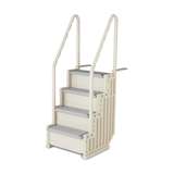 Confer Step-1 Heavy-Duty Above Ground Swimming Pool Ladder Stair Entry System
