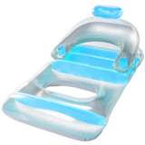 Swimline Swimming Pool Inflatable Lounger Floating Lounge Chair, Colors Vary