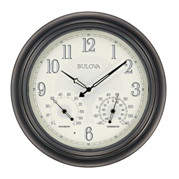Bulova C4117 Phoenix Wall Clock Champagne Bulova C4117 Phoenix Wall Clock Champagne